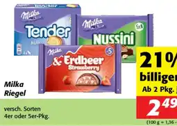 Nah&Frisch Milka Riegel Angebot
