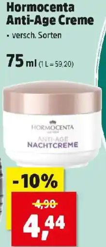 Thomas Philipps Hormocenta Anti-Age Creme Angebot