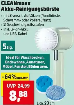 Thomas Philipps CLEANmaxx Akku-Reinigungsbürste Angebot