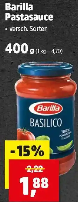 Thomas Philipps Barilla Pastasauce Angebot
