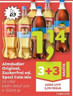 ADEG Almdudler Original, Zuckerfrei od. Spezi Cola Mix Angebot