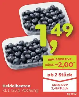 ADEG Heidelbeeren Angebot