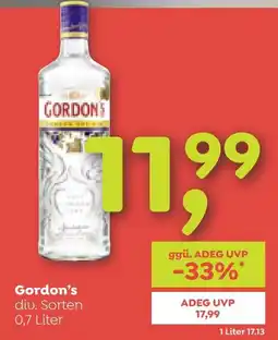 ADEG Gordon's div. Sorten Angebot