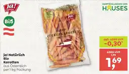 ADEG ja! Natürlich Bio Karotten Angebot