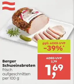 ADEG Berger Schweinsbraten Angebot