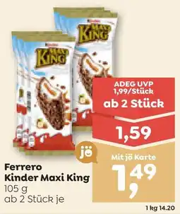 ADEG Ferrero Kinder Maxi King Angebot