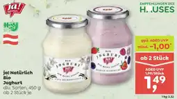 ADEG ja! Natürlich Bio Joghurt Angebot