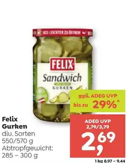 ADEG Felix Gurken Angebot