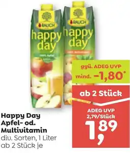 ADEG Happy Day Apfel-od. Multivitamin Angebot
