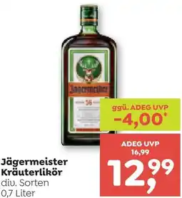 ADEG Jägermeister Kräuterlikör Angebot