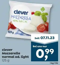ADEG clever Mozzarella normal od. light Angebot