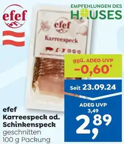 ADEG efef Karreespeck od. Schinkenspeck Angebot