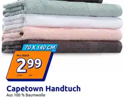 Action Capetown Handtuch Angebot