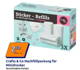 Action Crafts & Co Nachfüllpackung für Minidrucker Angebot