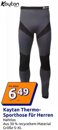 Action Kaytan Thermo- Sporthose für Herren Angebot