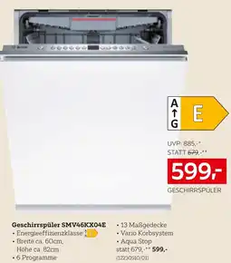 XXXLutz Geschirrspüler SMV46KX04E Angebot