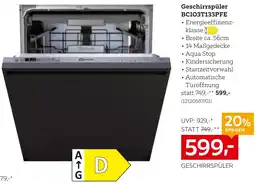XXXLutz Geschirrspüler BCIO3T133PFE Angebot