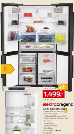 XXXLutz Elektrabregenz Side by Side SBSQ4590DX Angebot