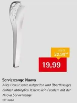 XXXLutz Servierzange Nuova Angebot