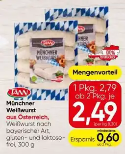 Spar Münchner Weißwurst aus Österreich Angebot