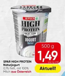 Spar SPAR HIGH PROTEIN Naturjogurt Angebot
