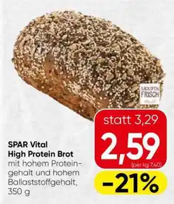 Spar SPAR Vital High Protein Brot Angebot