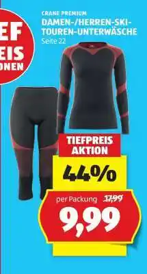 Hofer CRANE PREMIUM DAMEN-/HERREN-SKI-TOUREN-UNTERWÄSCHE Angebot