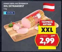 Hofer XXL EXTRAWURST Angebot