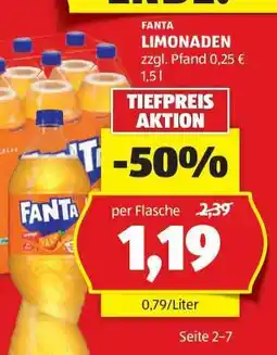Hofer FANTA LIMONADEN Angebot