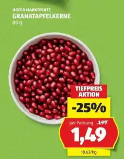 Hofer GRANATAPFELKERNE Angebot