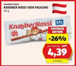 Hofer KNABBER NOSSI 10ER PACKUNG Angebot