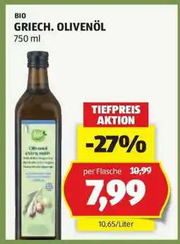 Hofer BIO GRIECH. OLIVENÖL Angebot