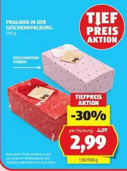 Hofer PRALINEN IN DER GESCHENKPACKUNG Angebot