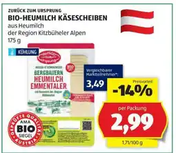 Hofer Bio Heumilch Käsescheiben Angebot