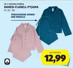 Hofer DAMEN-FLANELL-PYJAMA Angebot