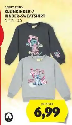 Hofer DISNEY STITCH KLEINKINDER-/KINDER-SWEATSHIRT Angebot