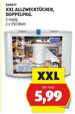 Hofer XXL ALLZWECKTÜCHER, DOPPELPKG Angebot
