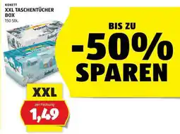 Hofer KOKETT XXL TASCHENTÜCHER BOX Angebot