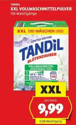 Hofer TANDIL XXL VOLLWASCHMITTELPULVER Angebot
