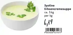 Eurogast Grissemann Systine Erbsencremesuppe Angebot