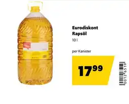 Eurogast Grissemann Eurodiskont Rapsöl Angebot