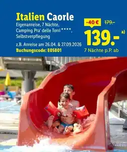 Lidl Reisen Italien Caorle Angebot