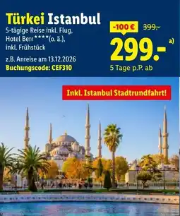 Lidl Reisen Türkei Istanbul Angebot