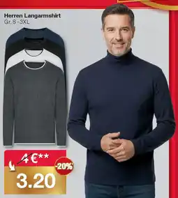 Woolworth Herren Langarmshirt Angebot