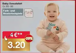 Woolworth Baby Sweatshirt Angebot