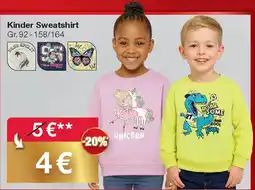 Woolworth Kinder Sweatshirt Angebot