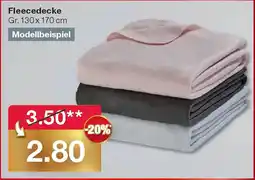 Woolworth Fleecedecke Angebot