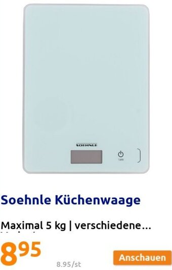 Action Soehnle Küchenwaage Angebot