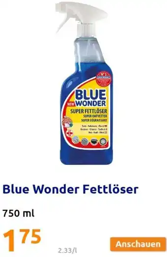 Action Blue Wonder Fettlöser 750 ml Angebot