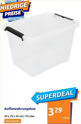 Action Aufbewahrungsbox Angebot